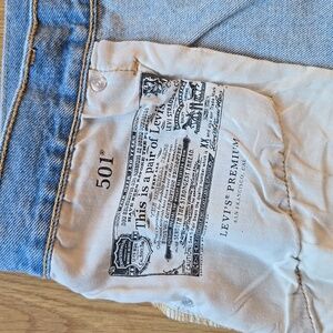 Levi 501 jean shorts